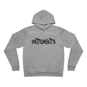 Open image in slideshow, Men&#39;s &quot;INTENSITY&quot; Regular Hoodie (Black)
