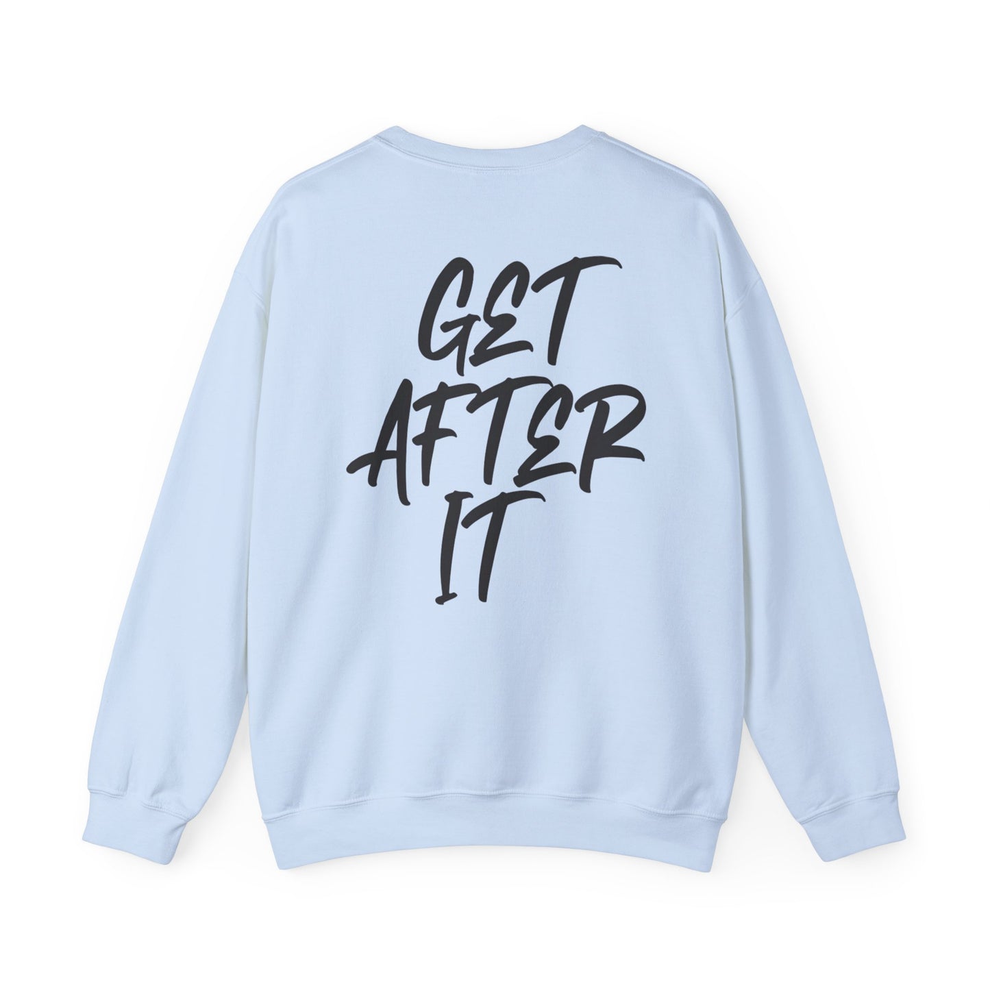 Men's "Get After It" - V1 Crewneck Sweatshirt (Black)