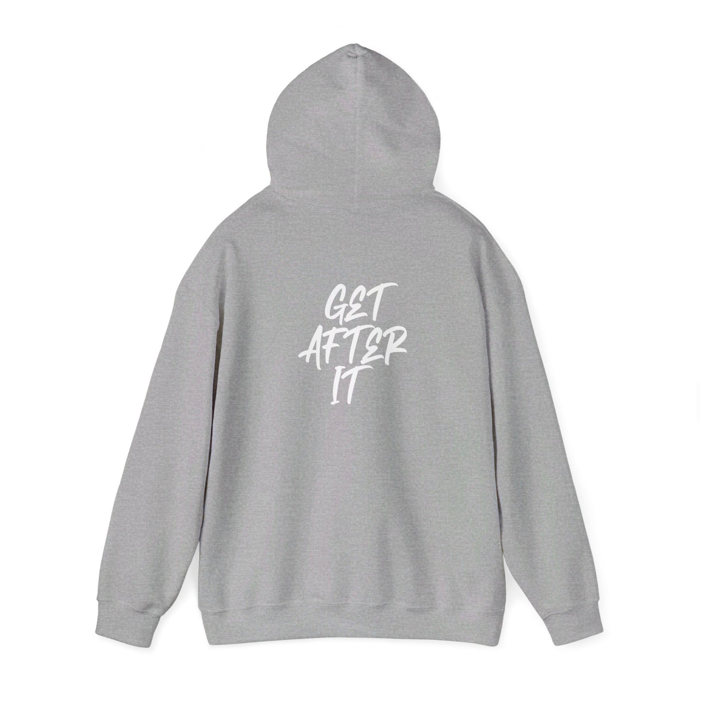 Women's "Get After It" - V1 Heavy Hoodie (White)