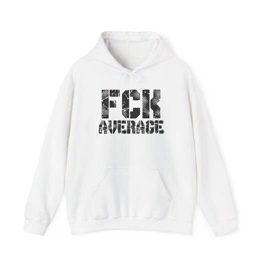 Men's "FCK Average" Heavy Hoodie (Black)