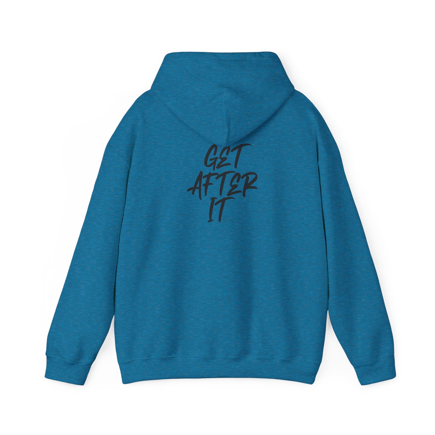 Women's "Get After It" V1 Heavy Hoodie (Black)