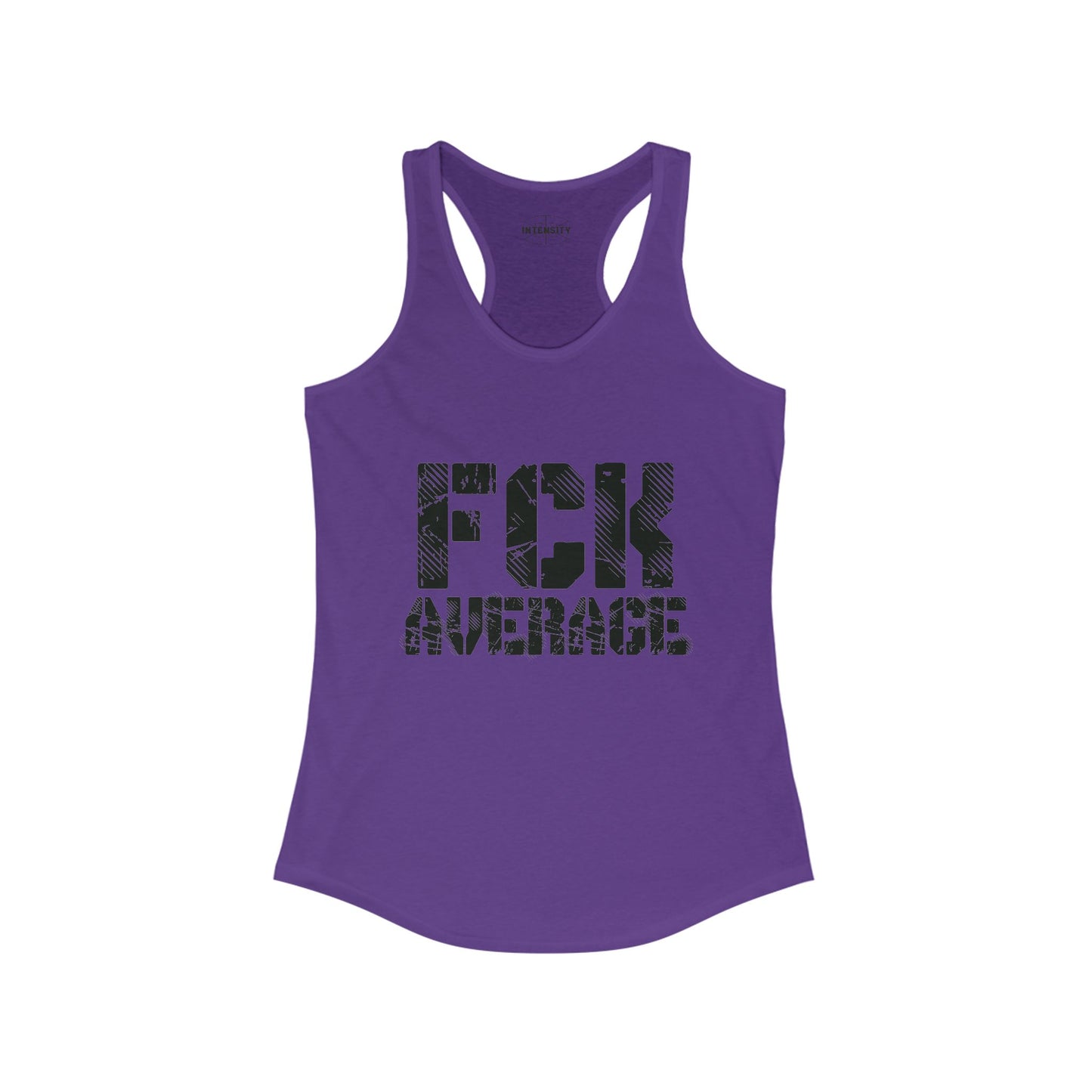 Women's "FCK Average" Tank Top (Black)