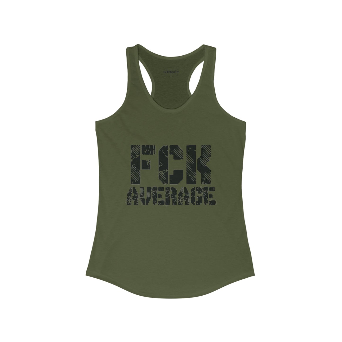 Women's "FCK Average" Tank Top (Black)