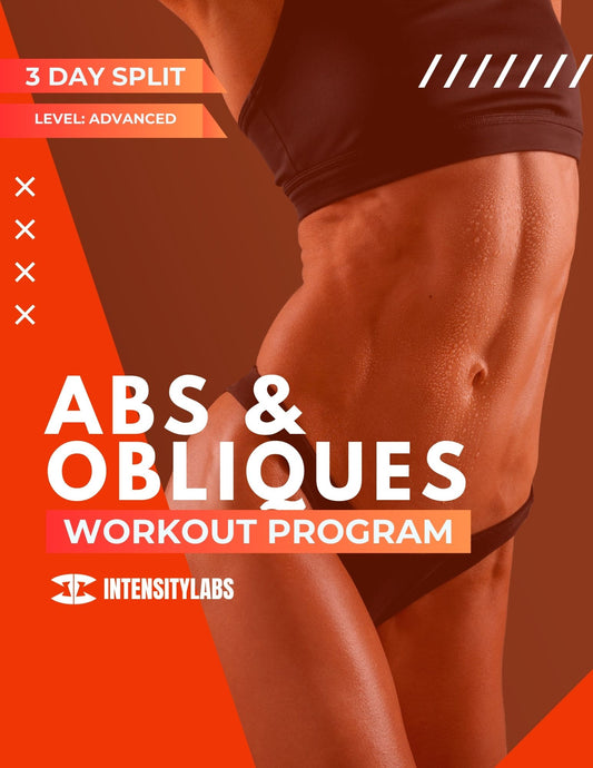 3-Day Split Abs and Obliques Fitness Training Program - Advanced