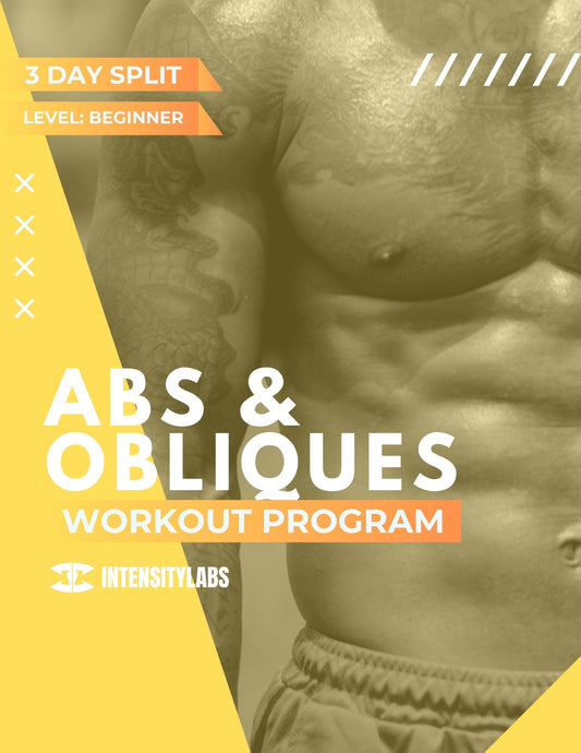 3-Day Split Abs and Obliques Fitness Training Program - Beginner