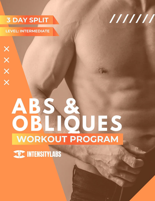 3-Day Split Abs and Obliques Fitness Training Program - Intermediate