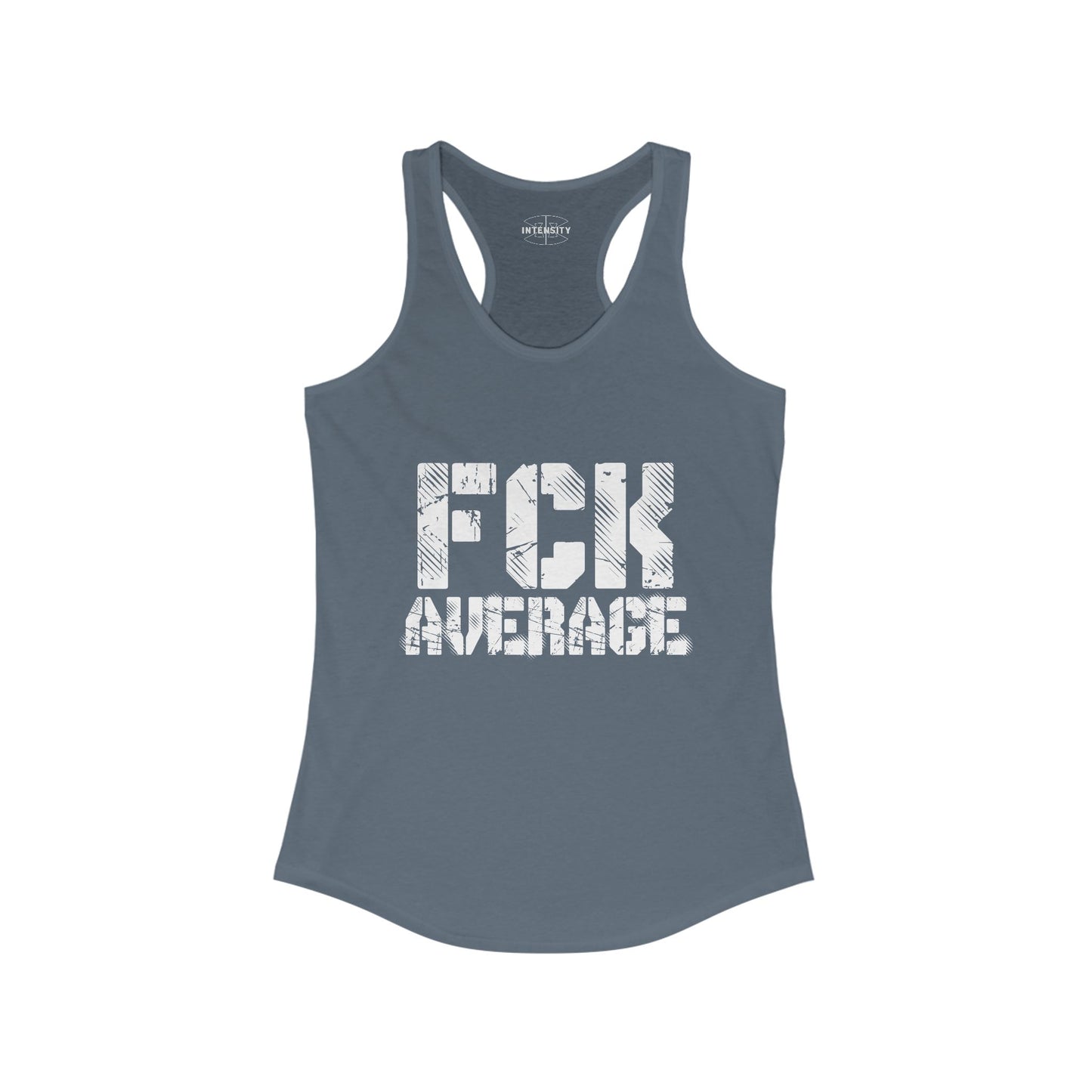 Women's "FCK Average" Tank Top (White)