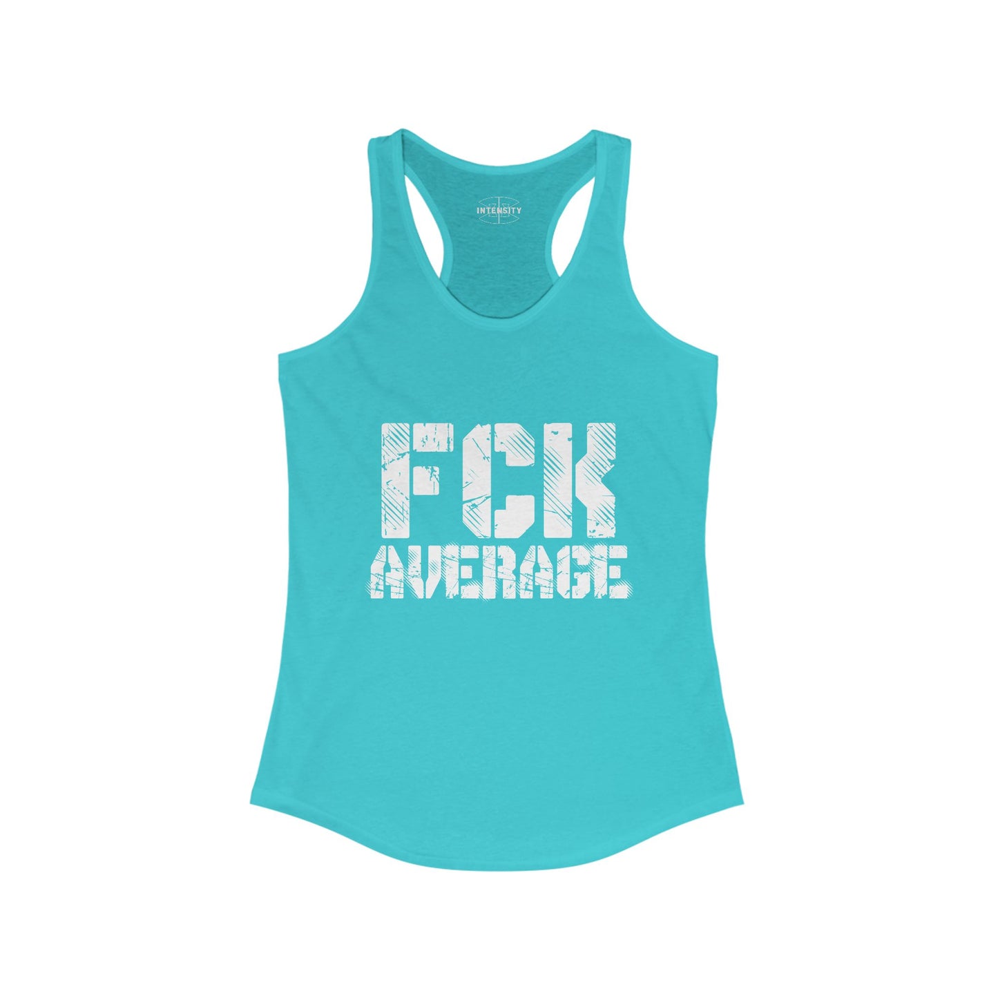 Women's "FCK Average" Tank Top (White)