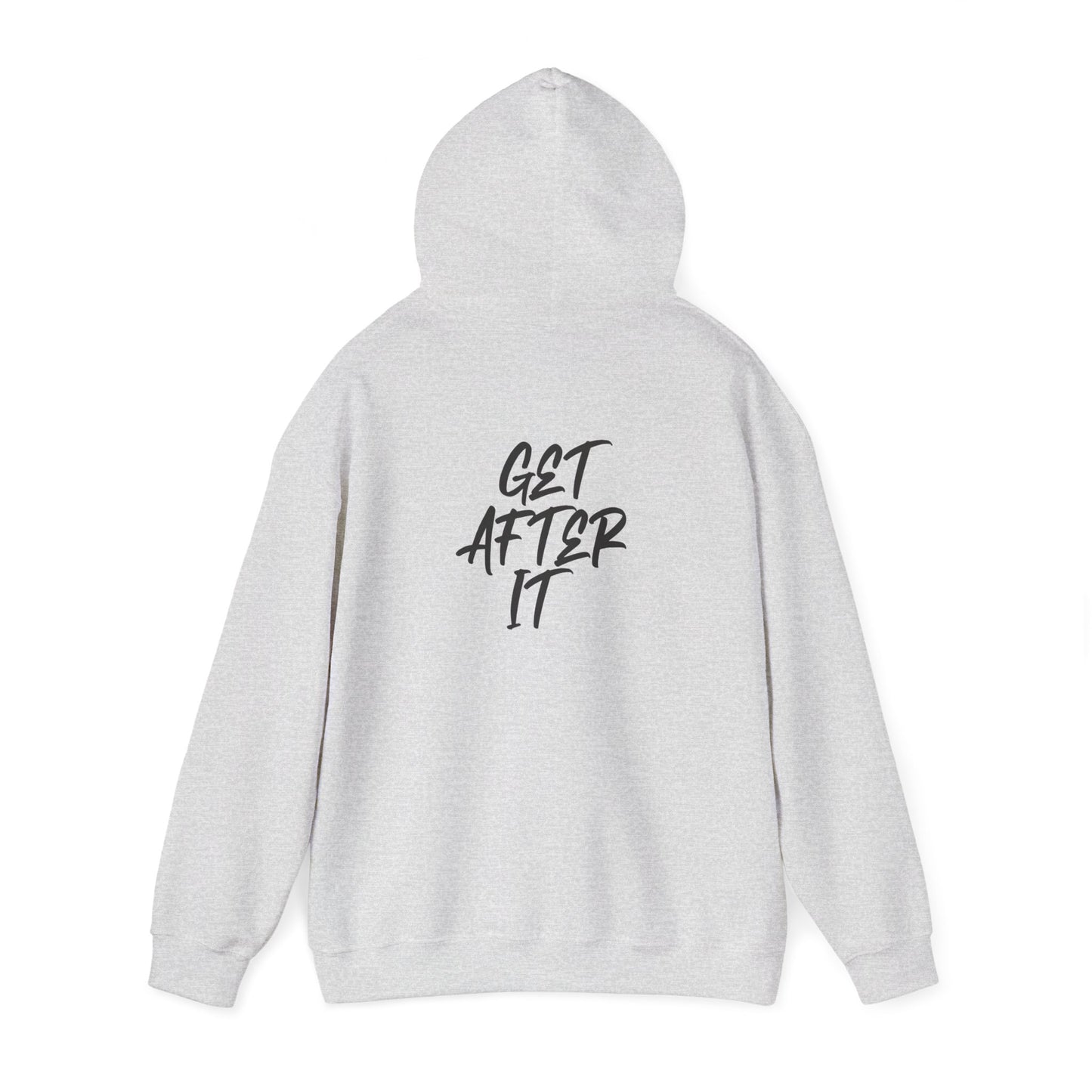 Men's "Get After It" - V1 Heavy Hoodie (Black)
