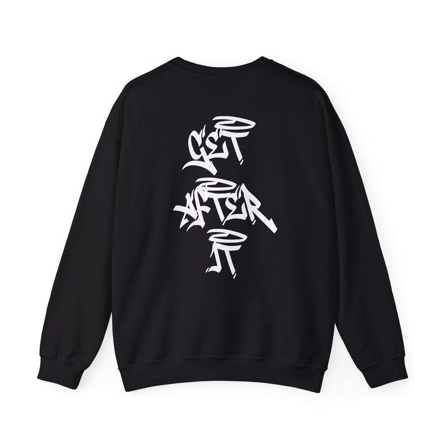 Men's "Get After It"- V2 Crewneck (White)