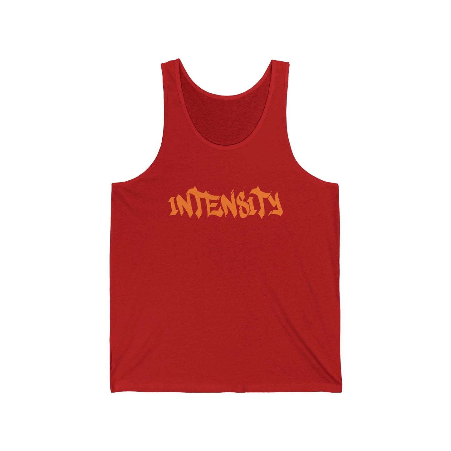 Men's "INTENSITY" Jersey Tank (Orange)