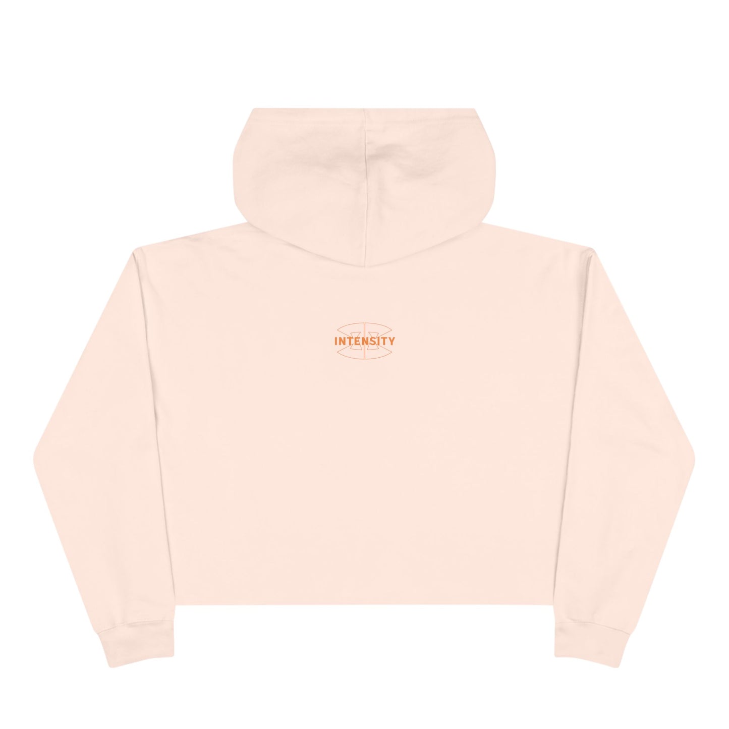 Women's "FCK Average" Crop Hoodie - Orange