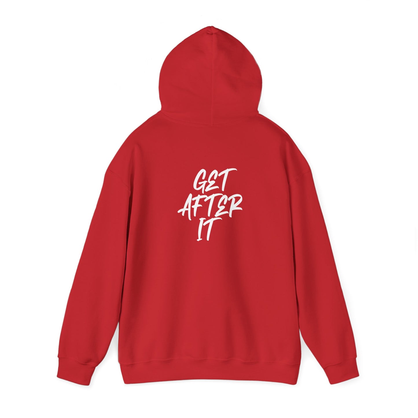 Women's "Get After It" V1 Heavy Hoodie (White)
