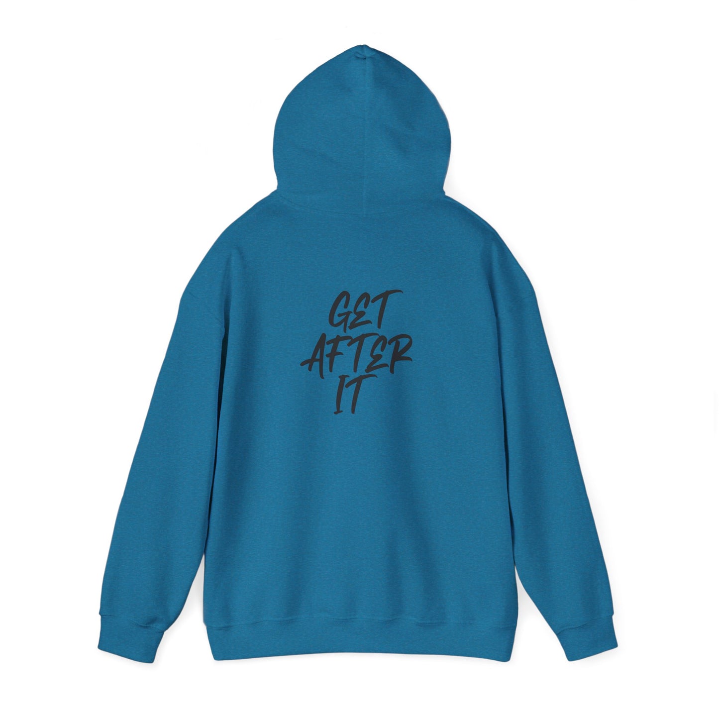 Men's "Get After It" - V1 Heavy Hoodie (Black)
