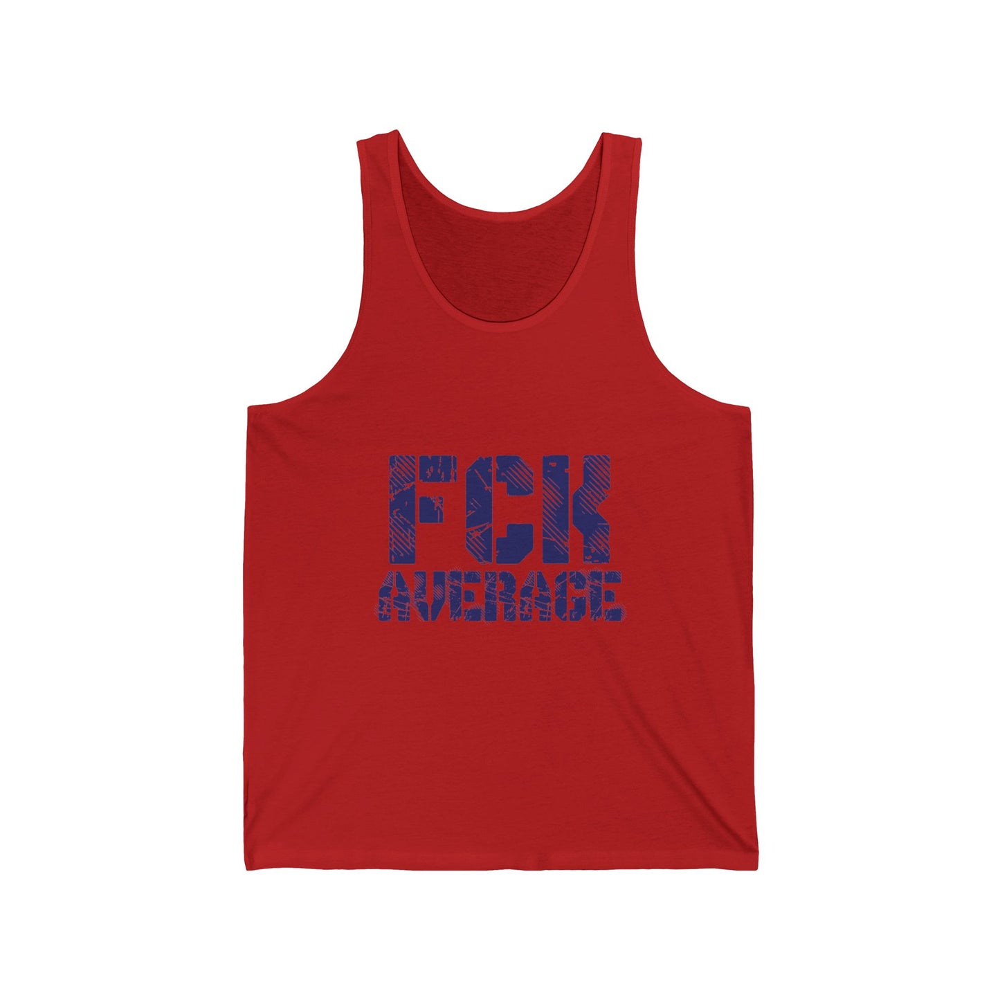 Men's "FCK Average" Tank (Blue)