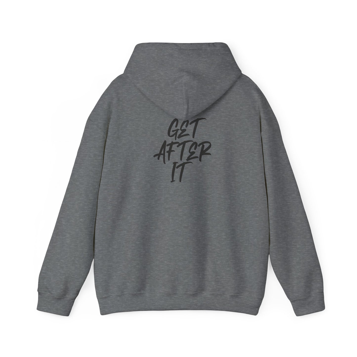 Women's "Get After It" V1 Heavy Hoodie (Black)