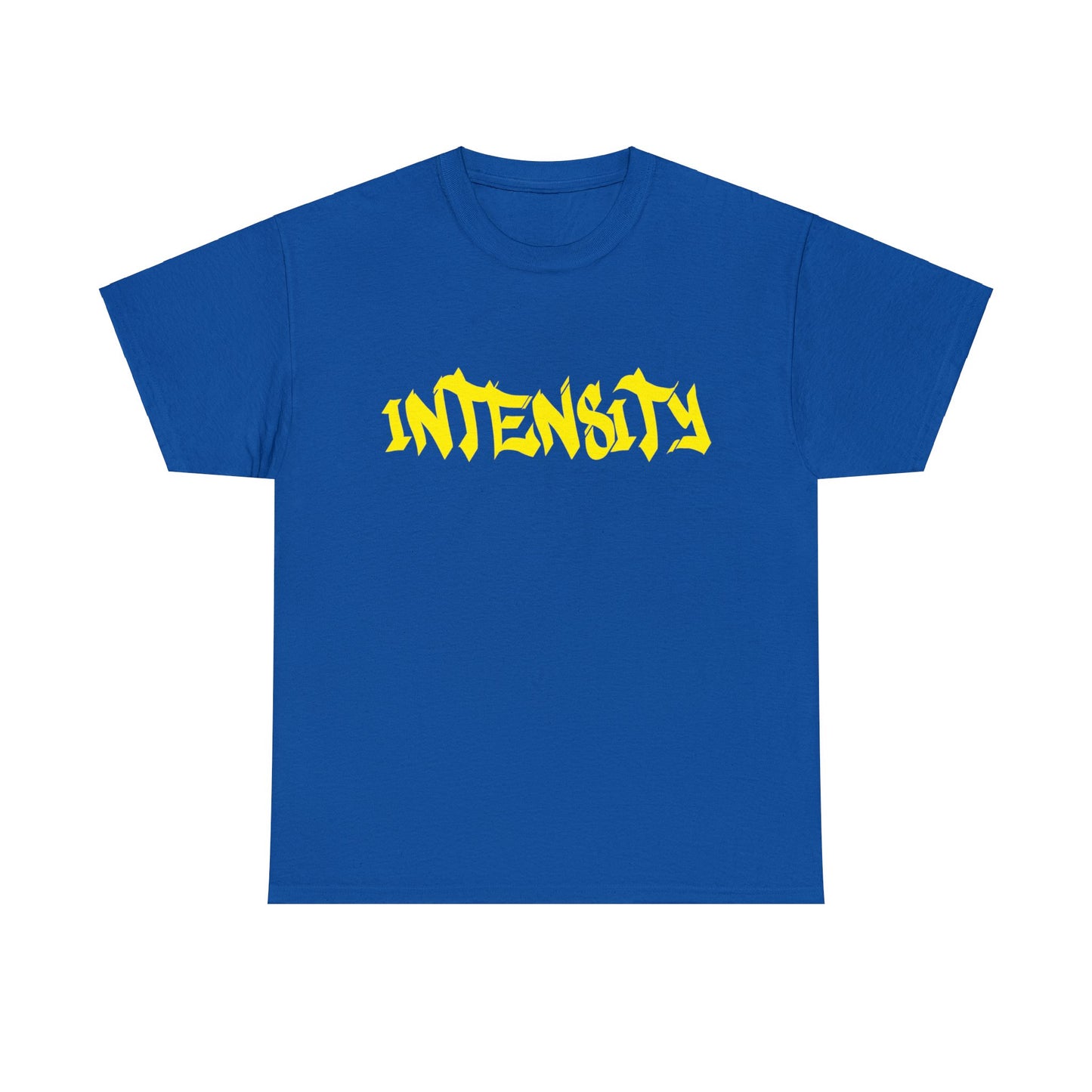 Men's "INTENSITY" T-Shirt Yellow Logo
