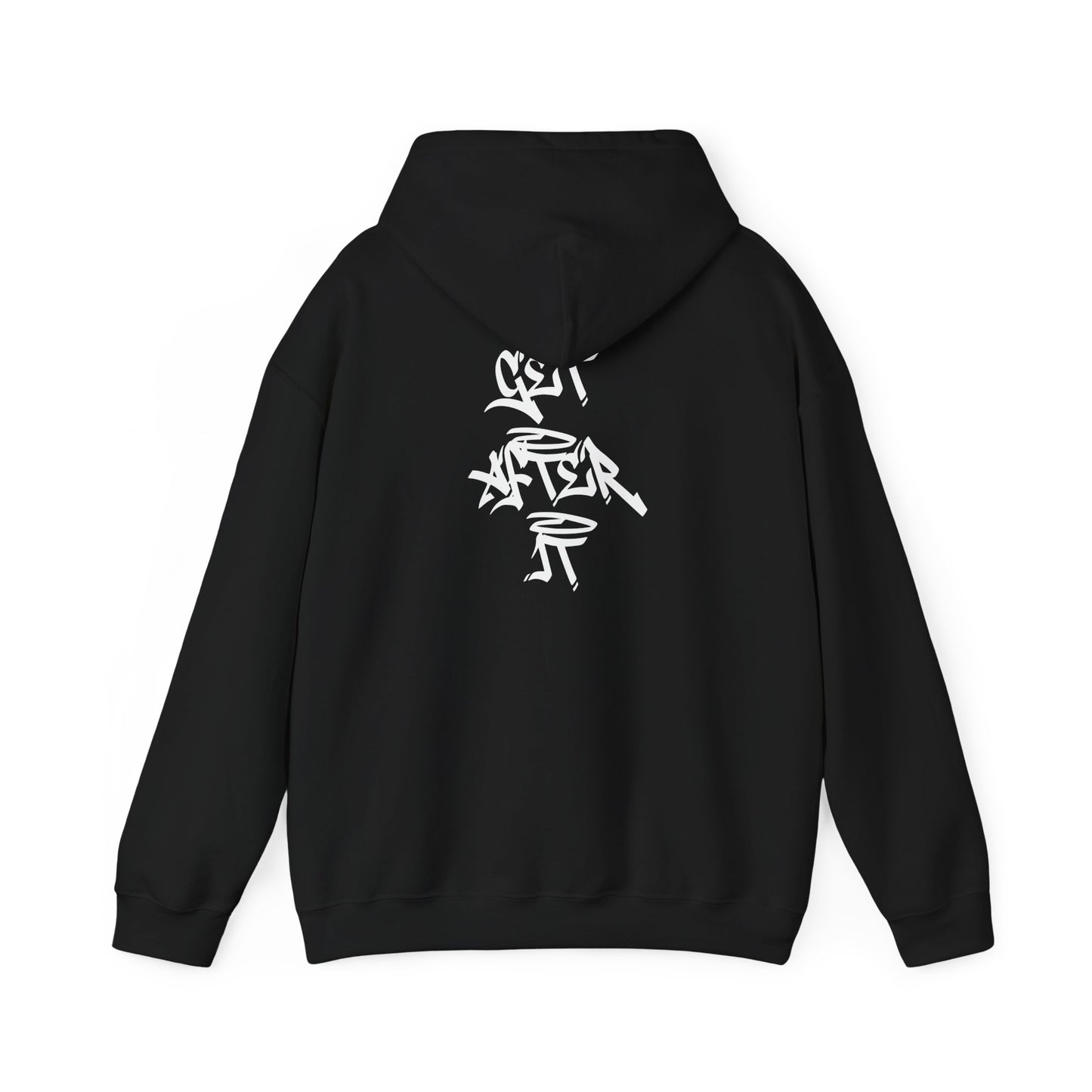 Men's "Get After It" - V2 Heavy Hoodie (White)