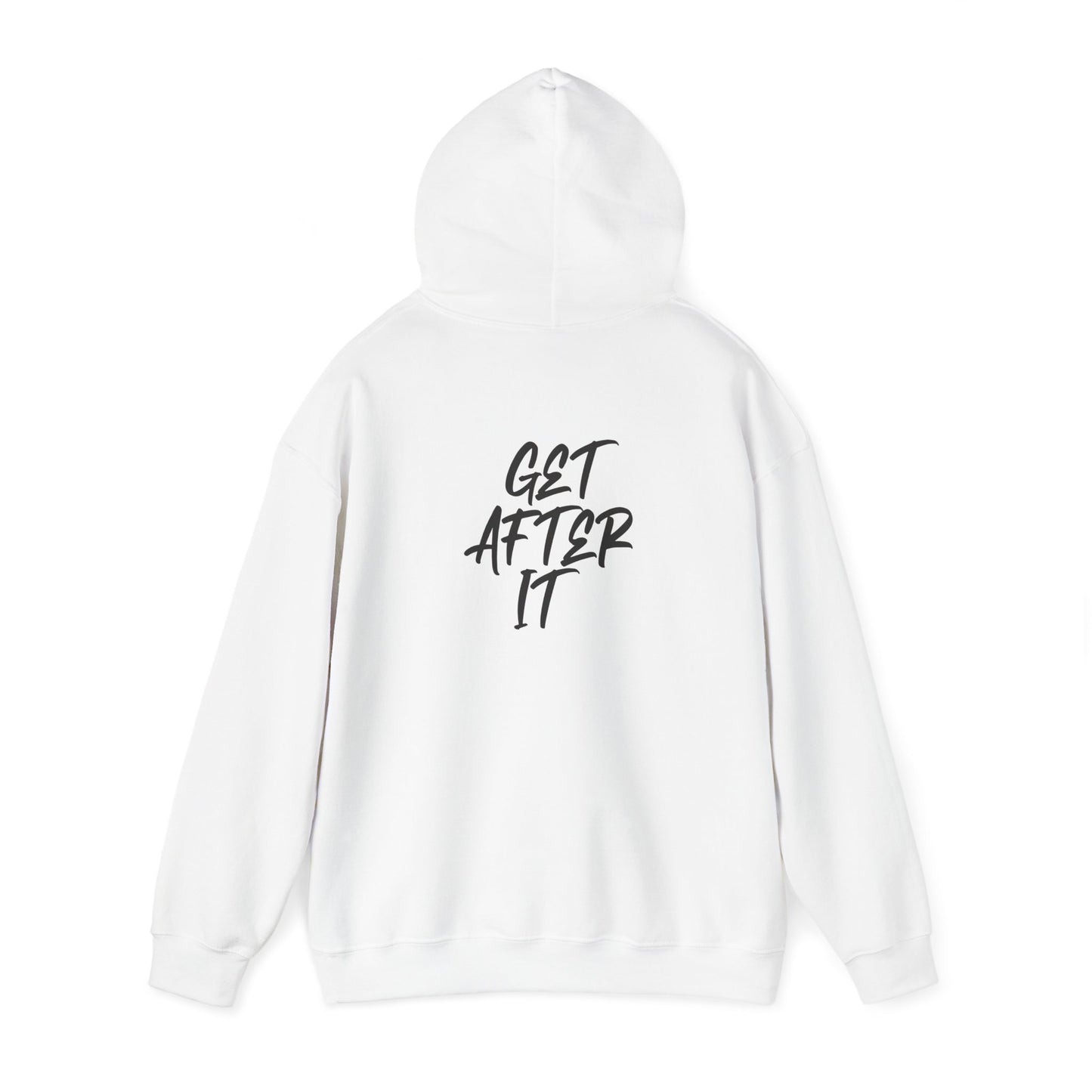 Women's "Get After It" V1 Heavy Hoodie (Black)