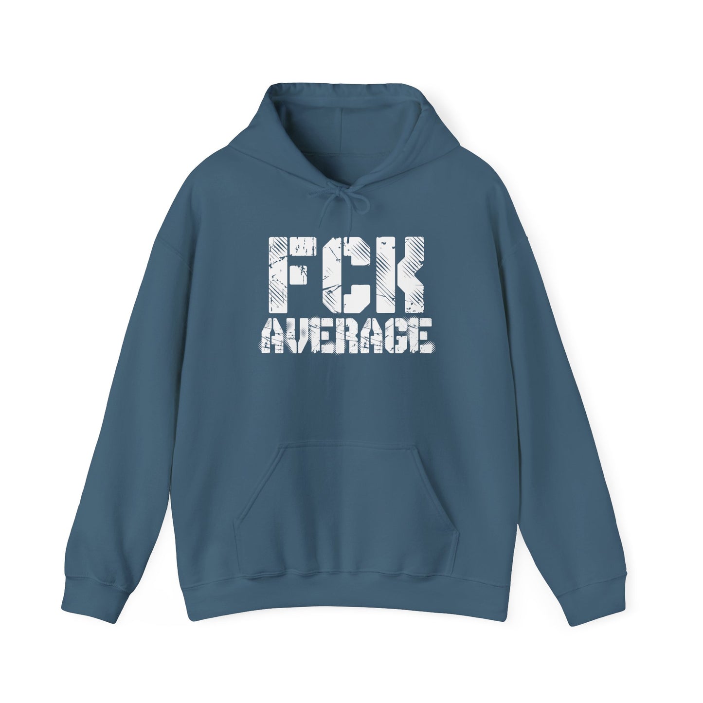 Women's "FCK Average" Heavy Hoodie (White)