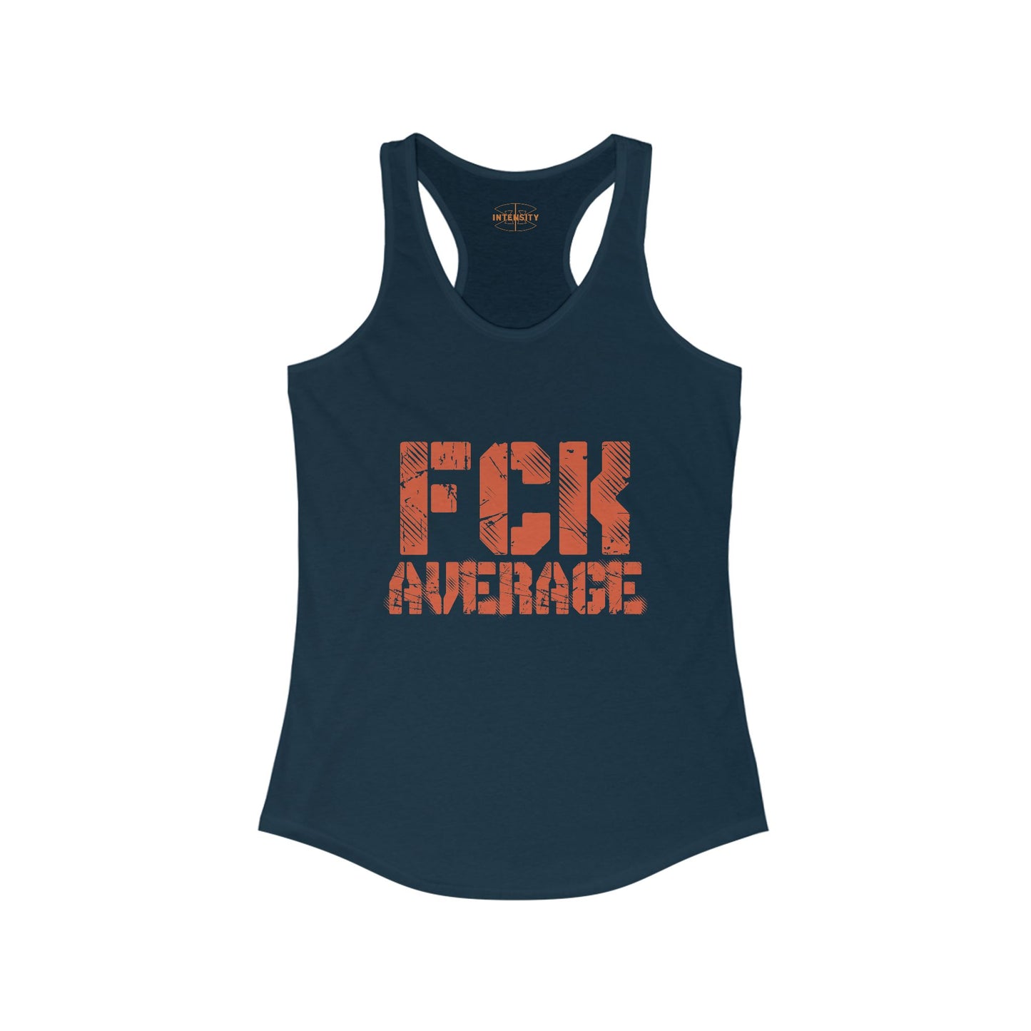 Women's "FCK Average" Tank Top (Orange)