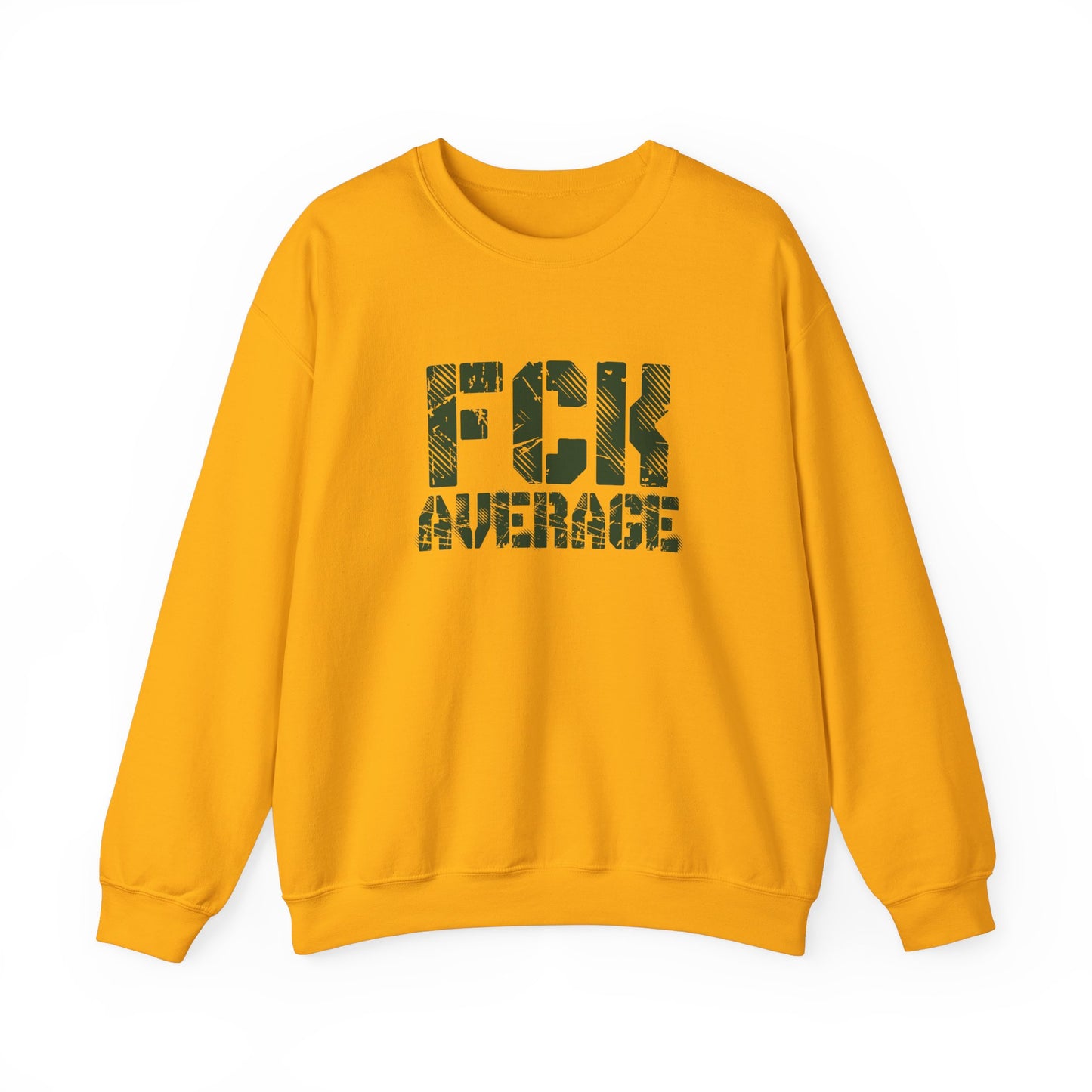 Men's "FCK Average" Crewneck (Green)