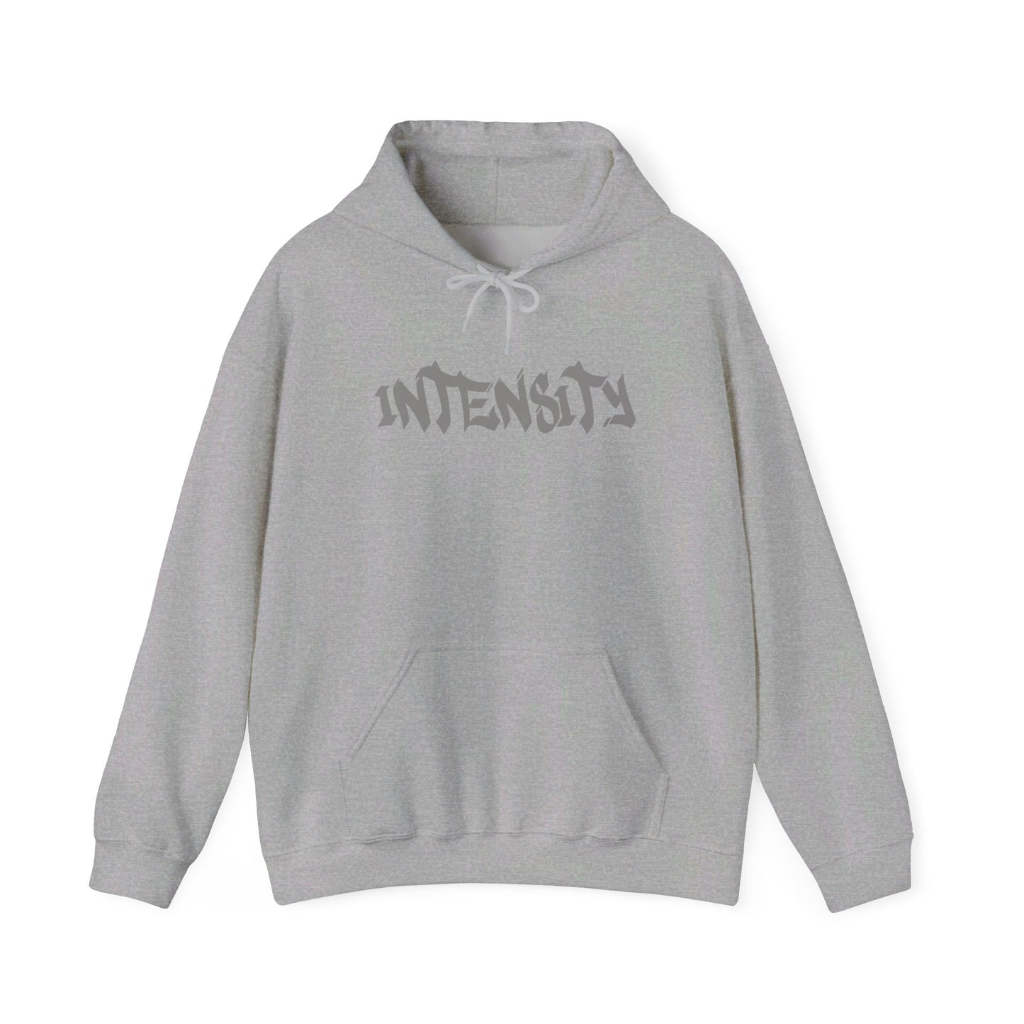 Men's "INTENSITY" Heavy Hoodie (Grey)