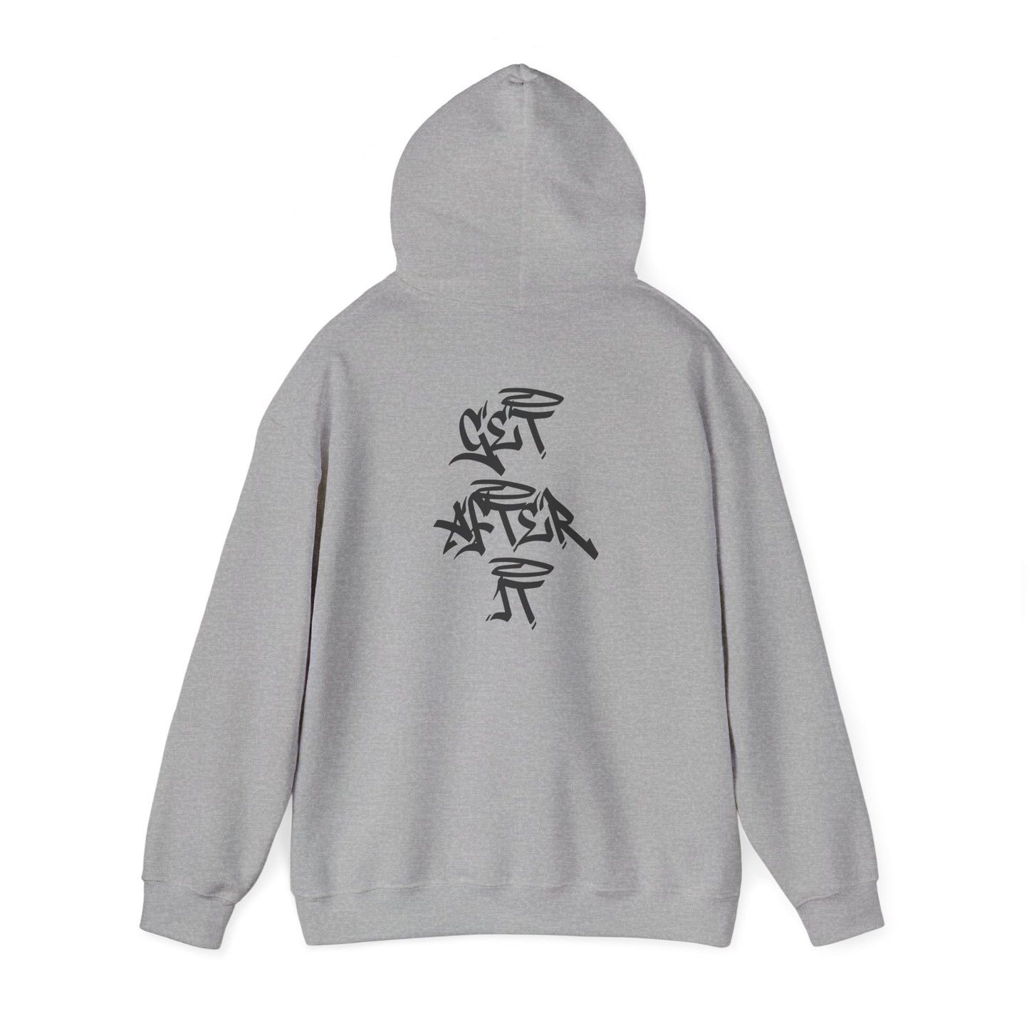 Women's "Get After It" - V2 Heavy Hoodie (Black)