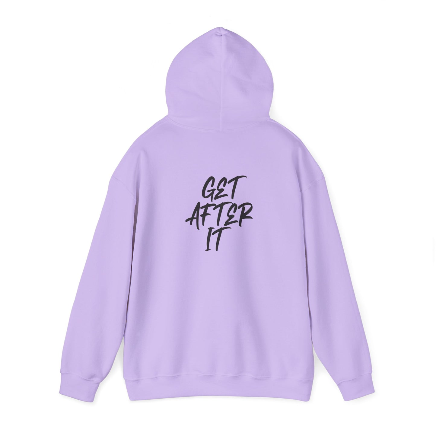 Women's "Get After It" V1 Heavy Hoodie (Black)