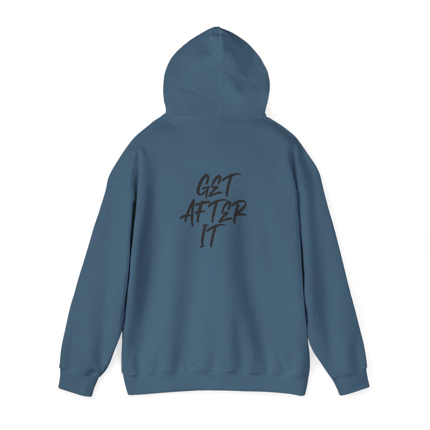 Men's "Get After It" - V1 Heavy Hoodie (Black)