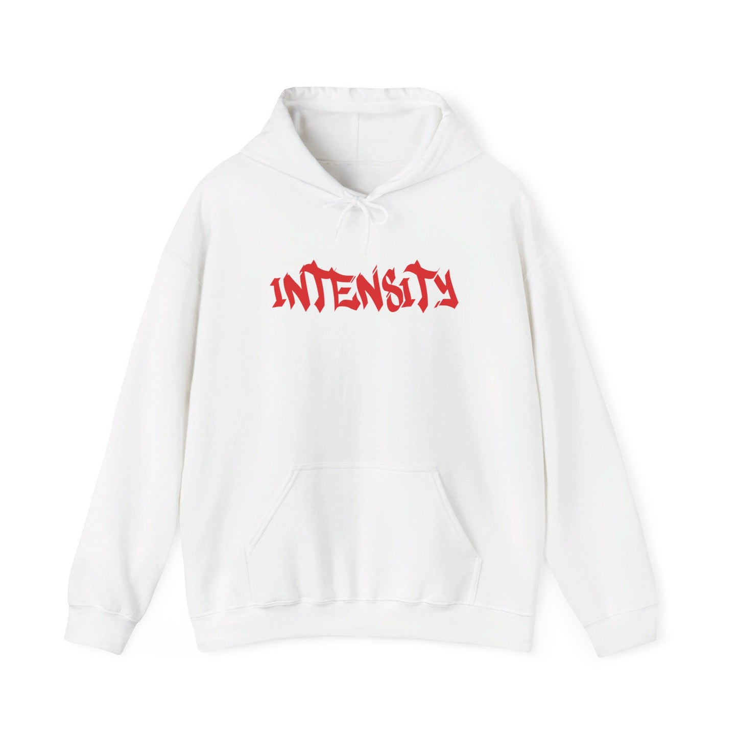 Men's "INTENSITY" Heavy Hoodie (Red)