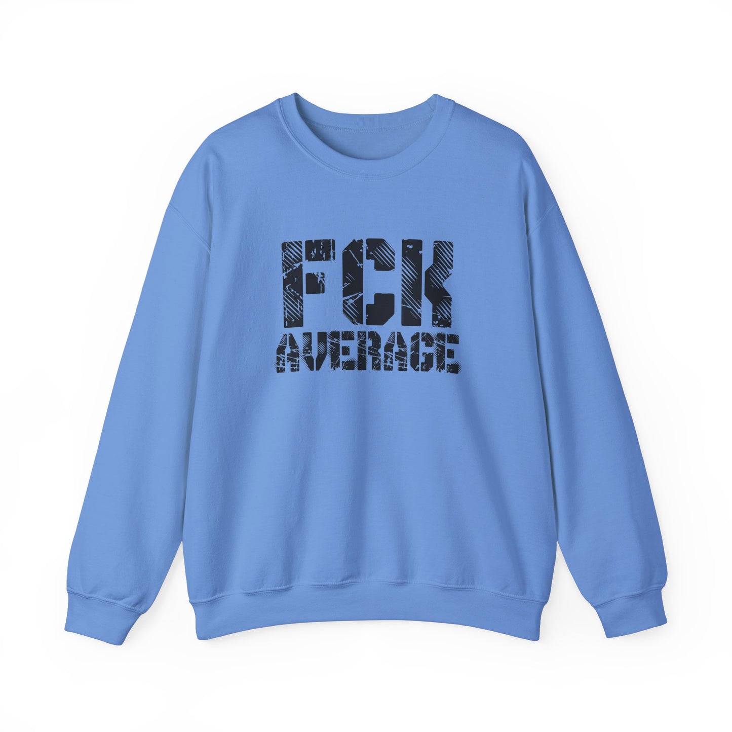 Men's "FCK Average" Crewneck (Black)
