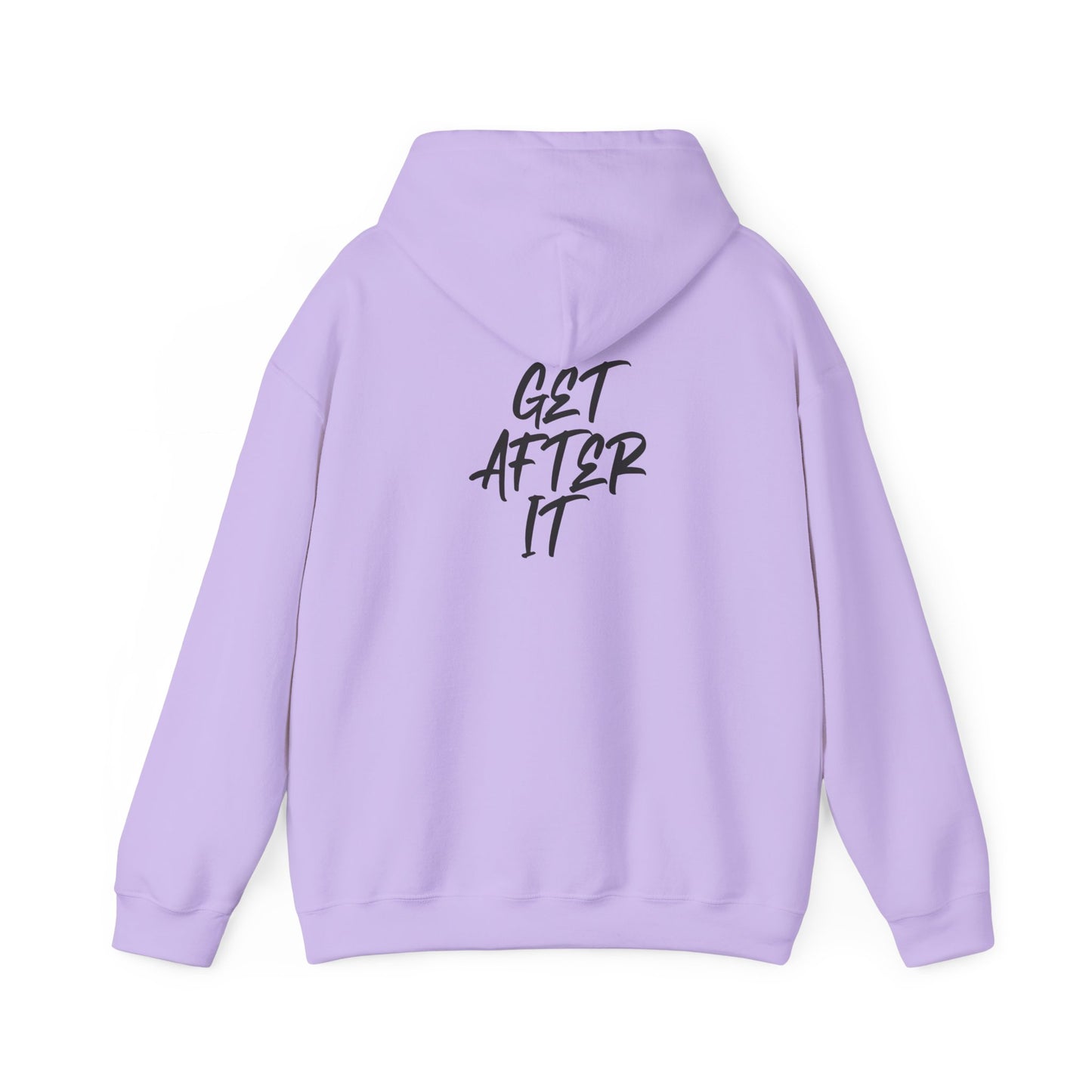 Women's "Get After It" V1 Heavy Hoodie (Black)
