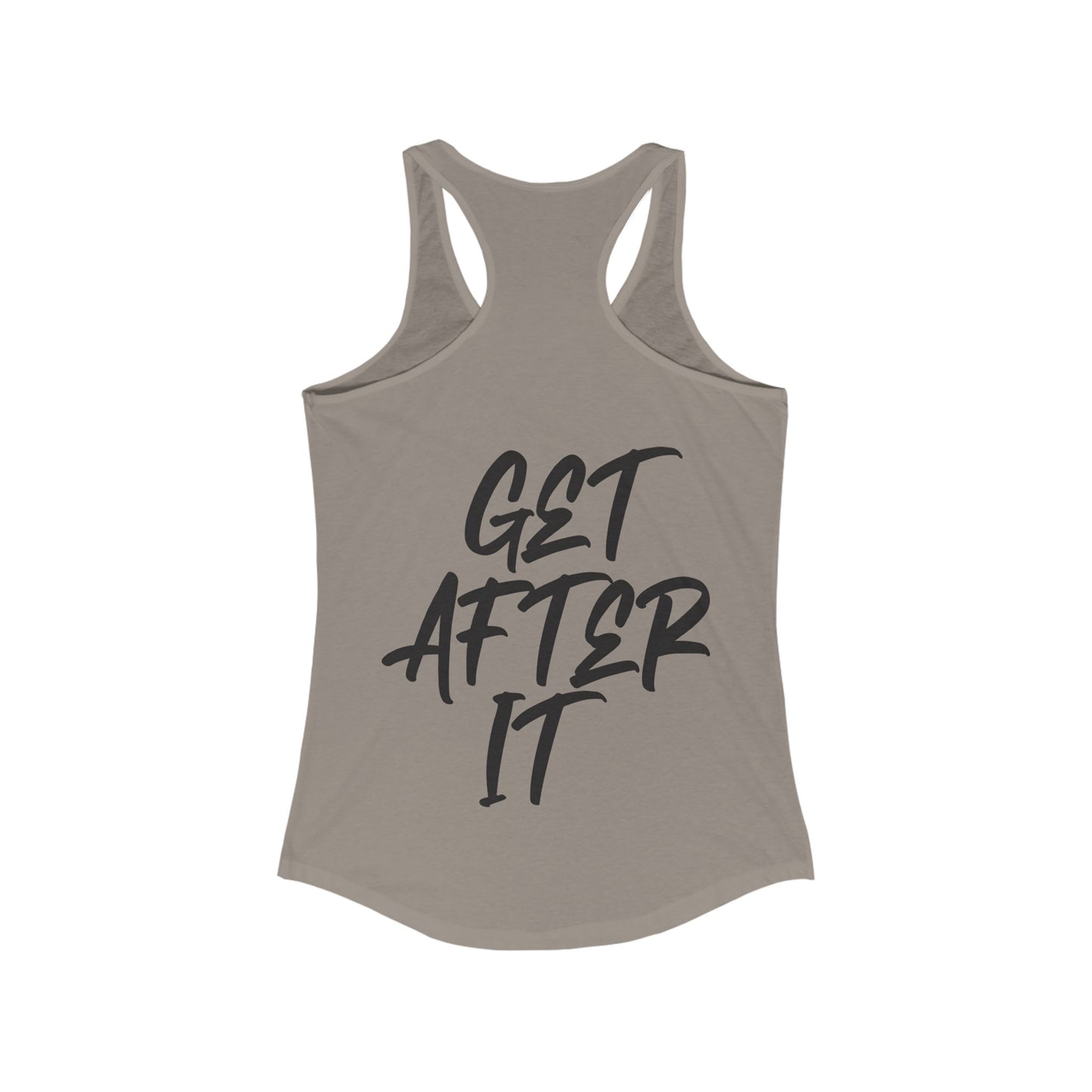 Women's "Get After It" - V1 Tank Top (Black)