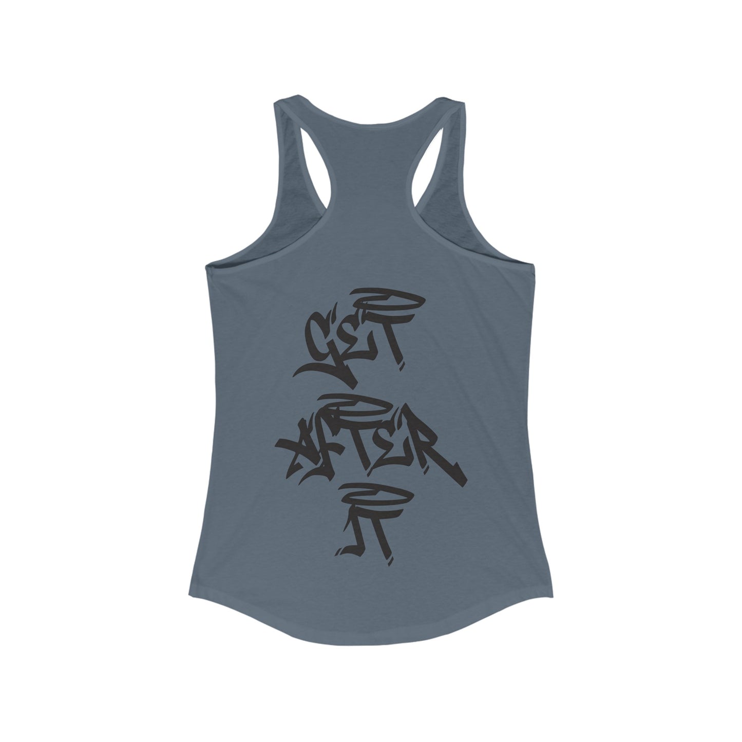 Women's "Get After It" - V2 Tank Top (Black)