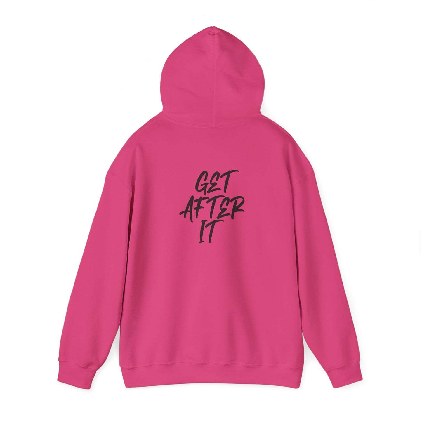 Women's "Get After It" V1 Heavy Hoodie (Black)