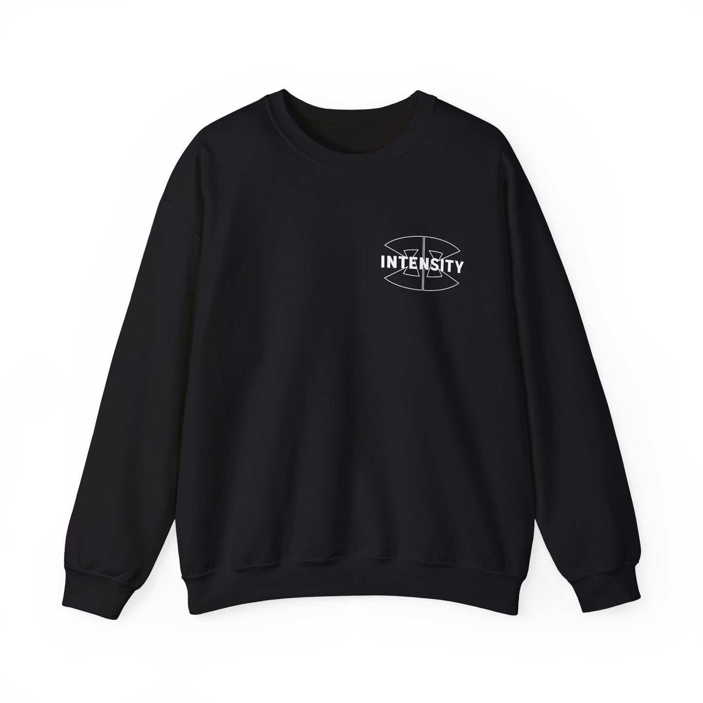 Women's "Train With Intensity" Crewneck Sweatshirt (White)