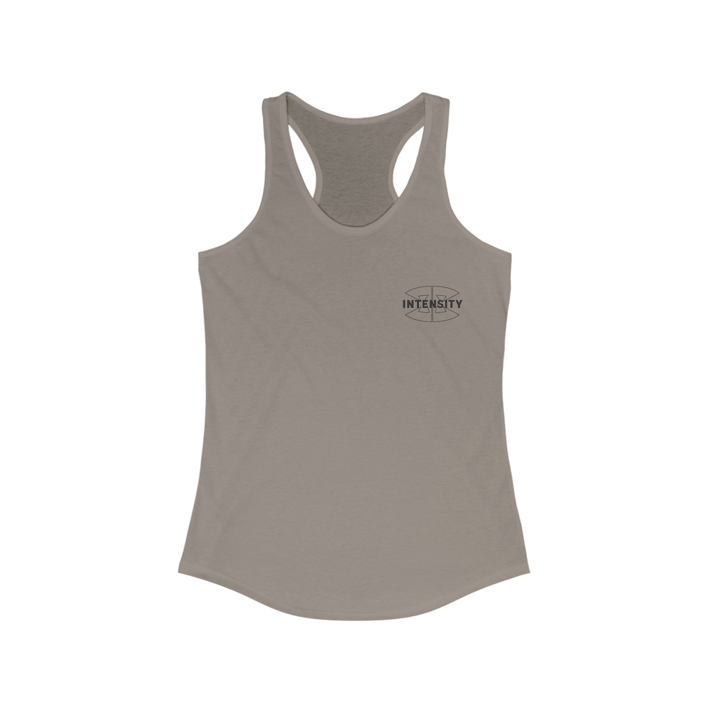 Women's "Train With Intensity" Tank Top (Black)