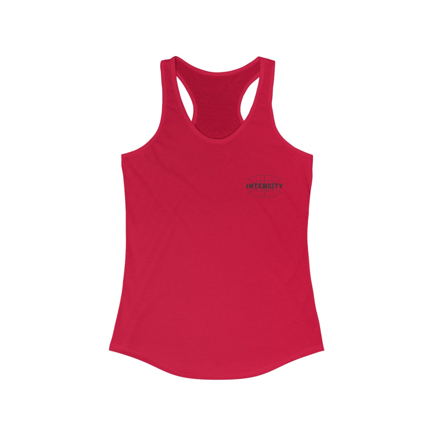 Women's "Train With Intensity" Tank Top (Black)