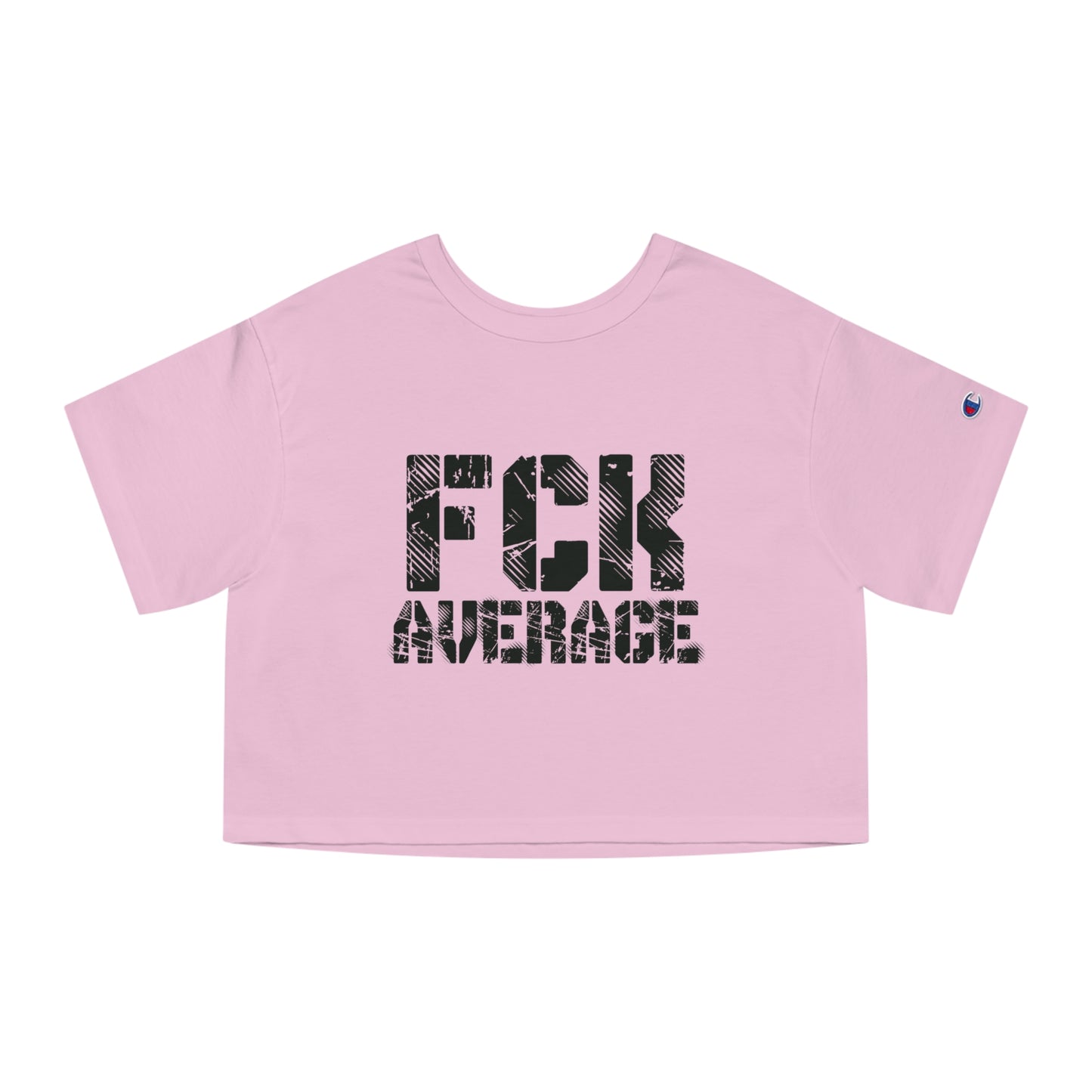 Women's "FCK Average" Crop Top (Black)