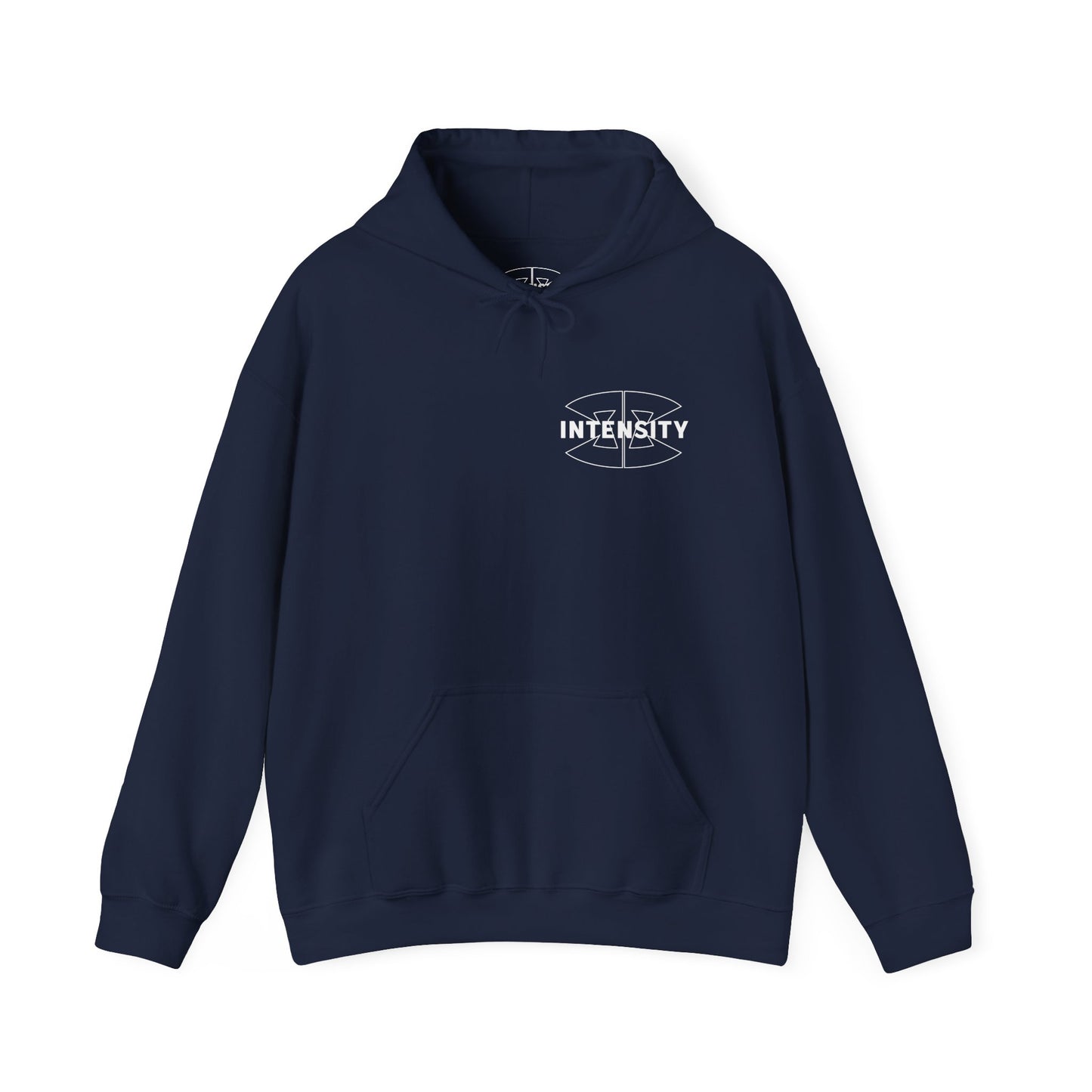 Men's "Train With Intensity" Heavy Hoodie (White)