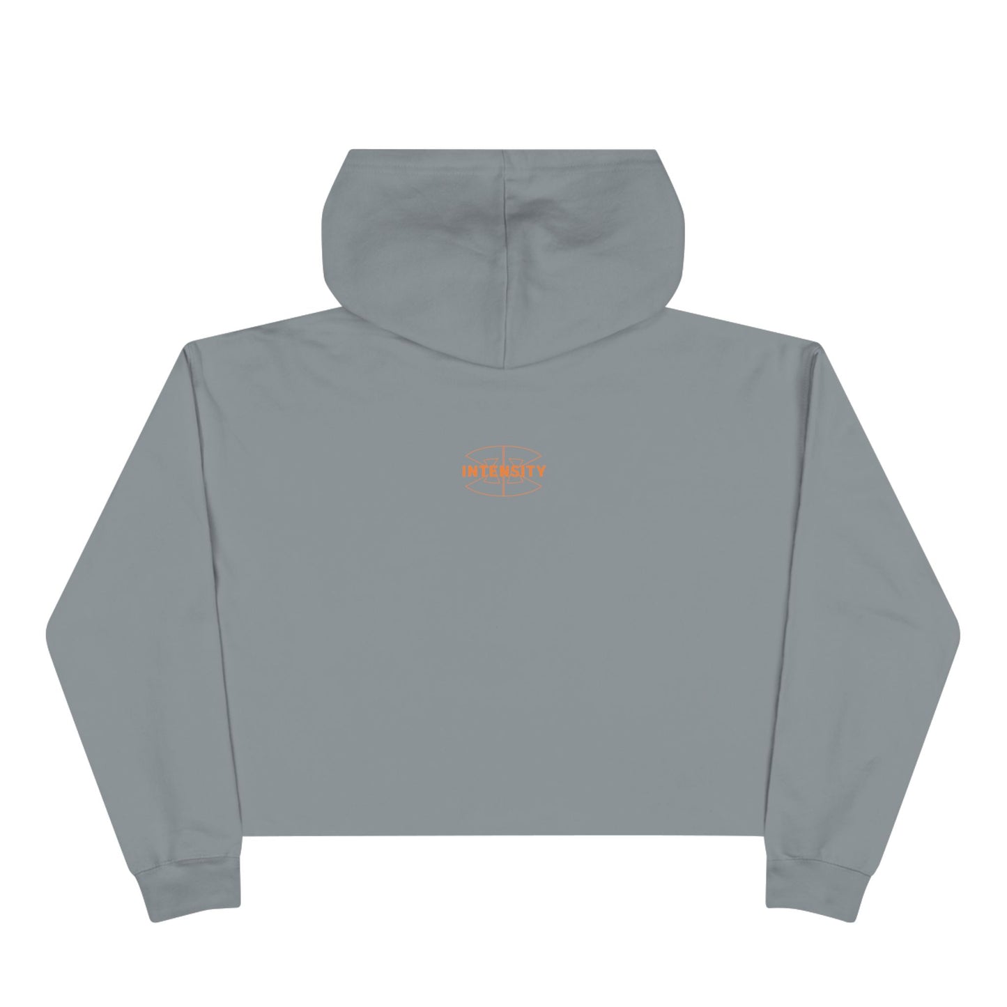 Women's "FCK Average" Crop Hoodie - Orange