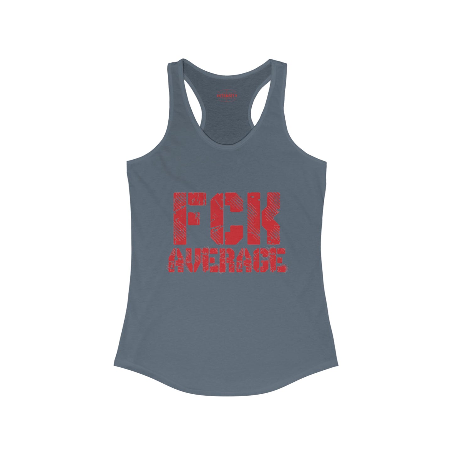 Women's "FCK Average" Tank Top (Red)