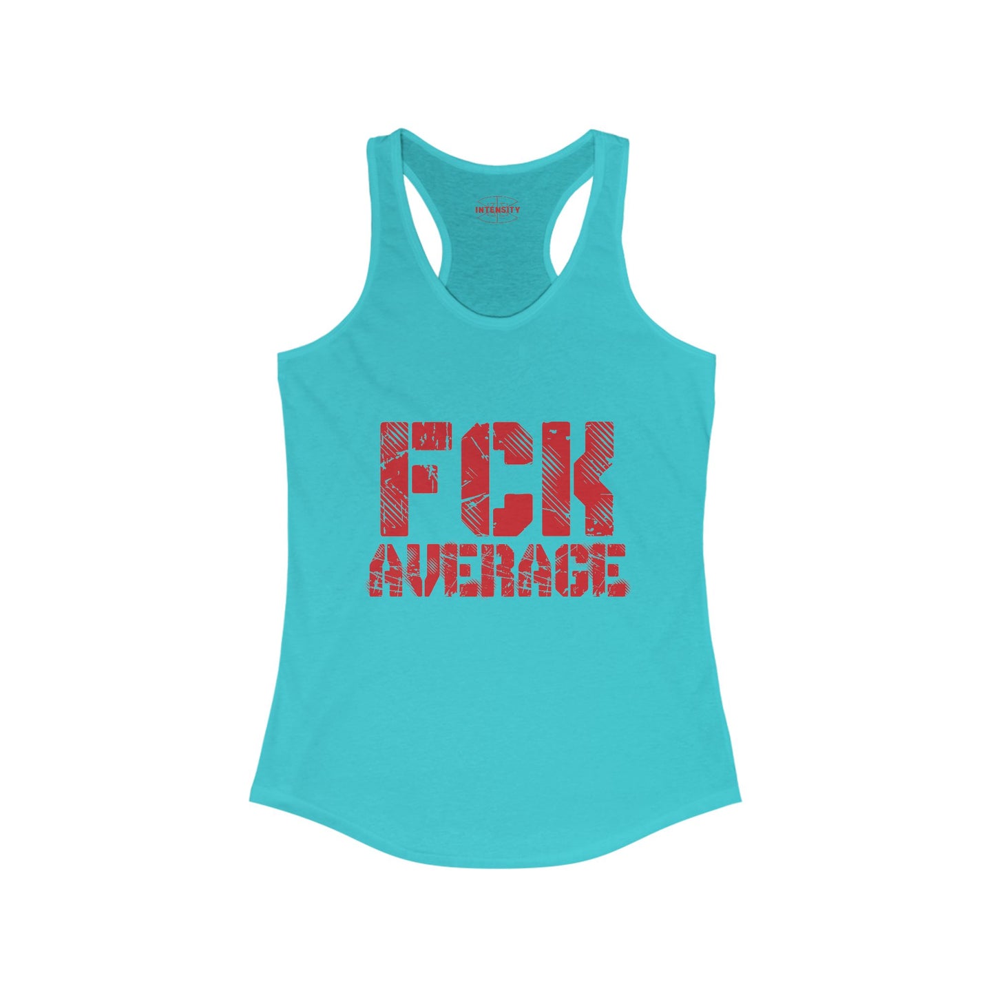 Women's "FCK Average" Tank Top (Red)