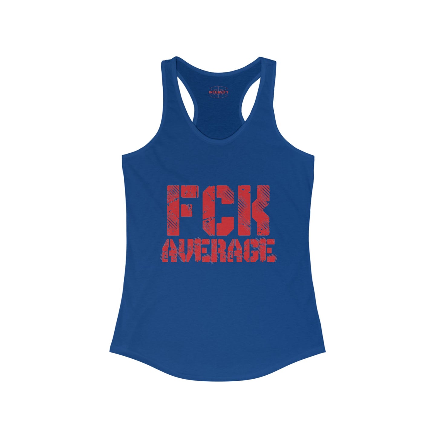 Women's "FCK Average" Tank Top (Red)