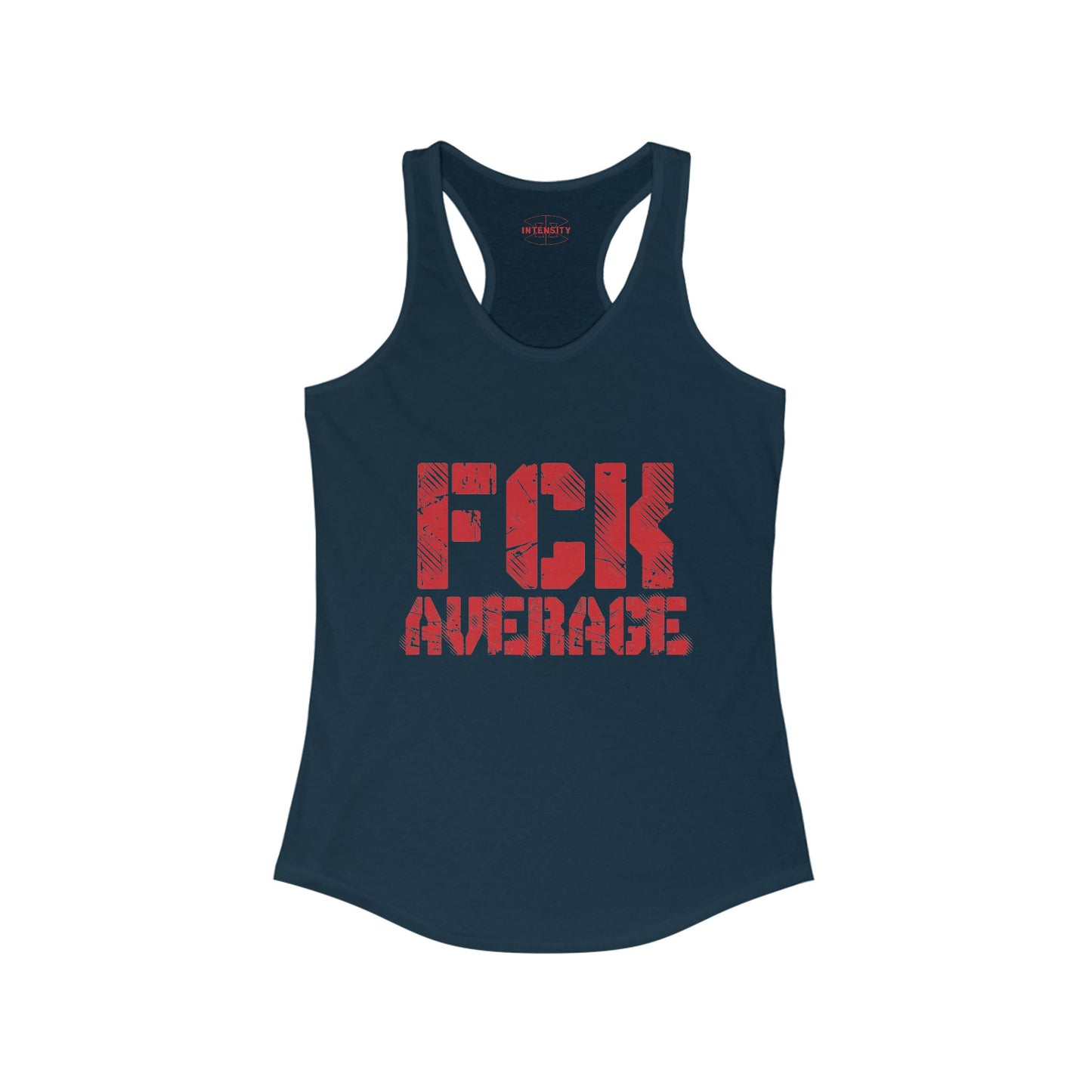 Women's "FCK Average" Tank Top (Red)
