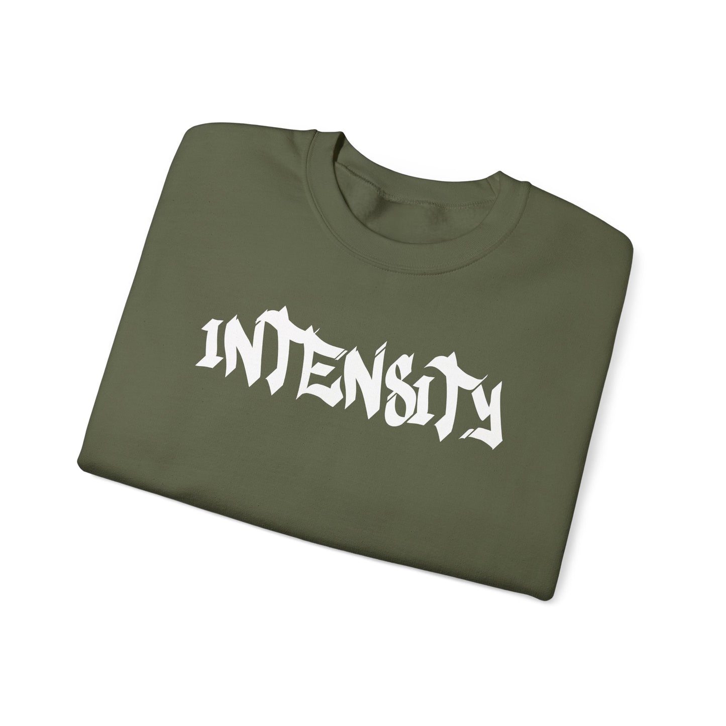 Women's "INTENSITY" Crewneck Sweatshirt (White)
