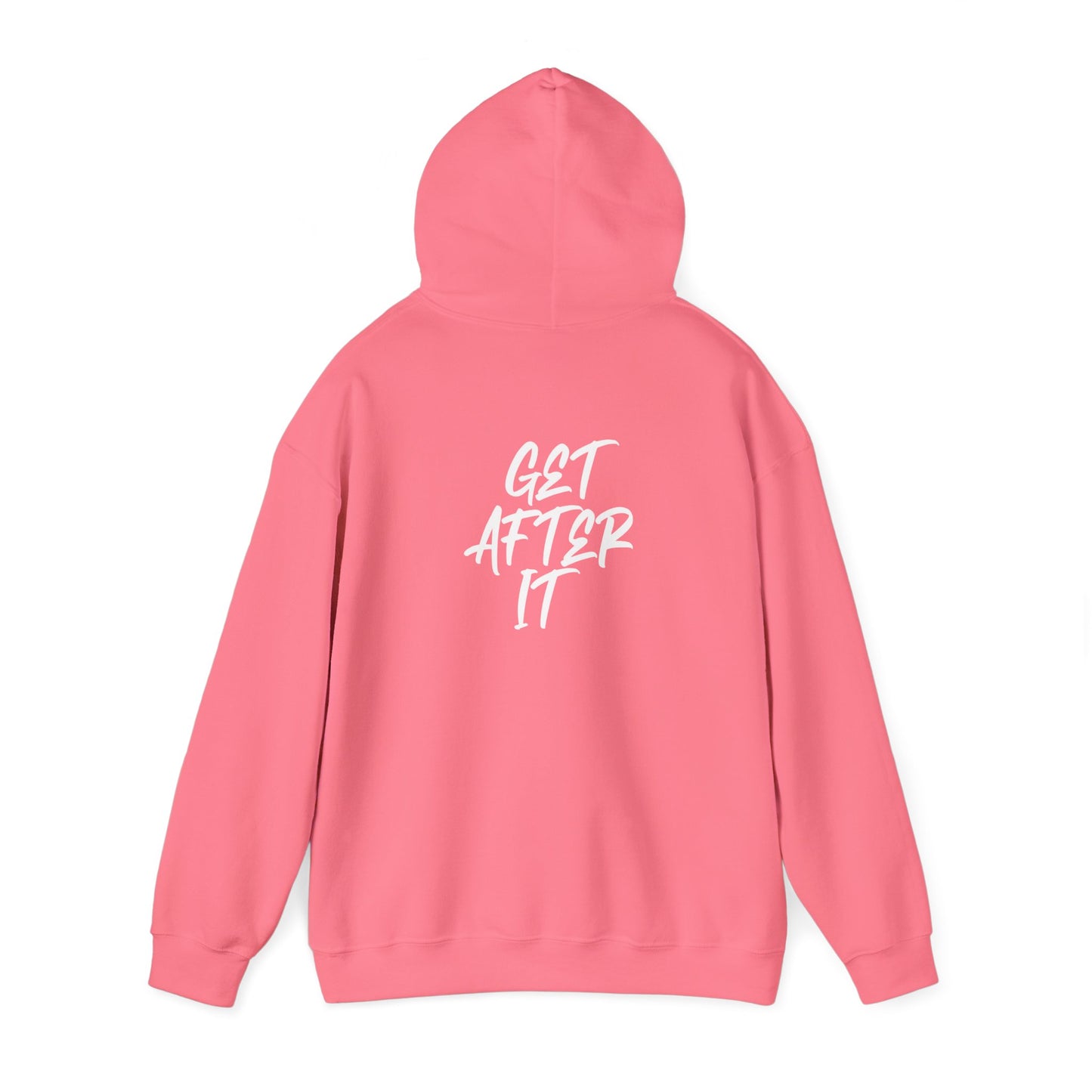 Women's "Get After It" V1 Heavy Hoodie (White)