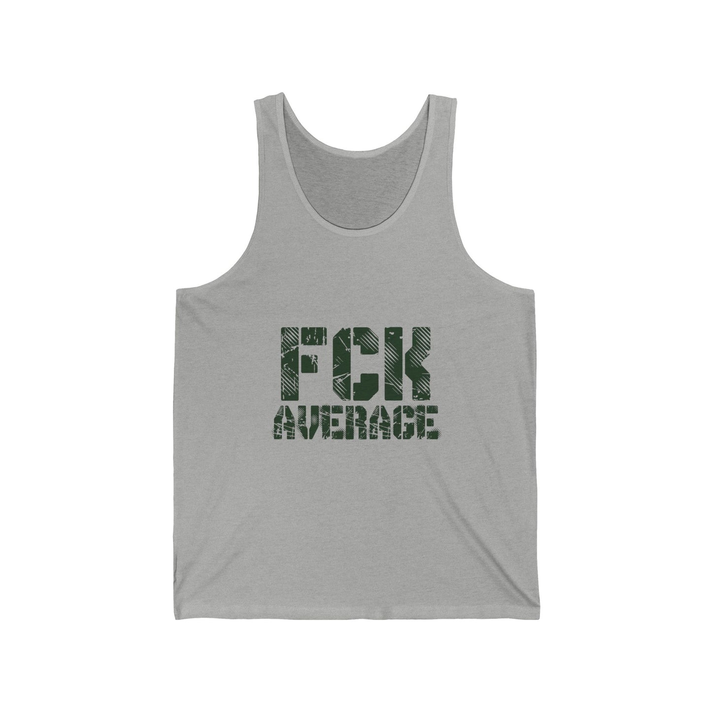 Men's "FCK Average" Tank (Green)