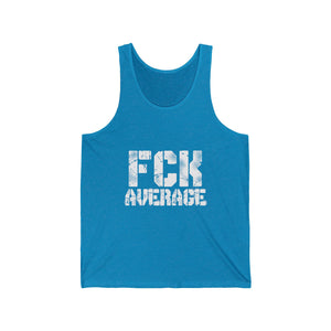 Open image in slideshow, Men&#39;s &quot;FCK Average&quot; Tank (White)
